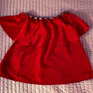 Never worn silky strapless Judith March Top